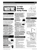 Wayne ESP15 Manual de usuario