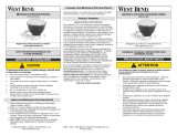 West Bend Microwave Popcorn Popper Manual de usuario