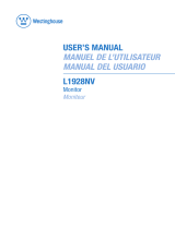 Westinghouse L1928NV Manual de usuario