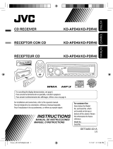 JVC KD PDR40 - Radio / CD Manual de usuario