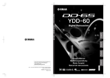 Yamaha YDD-60 Manual de usuario