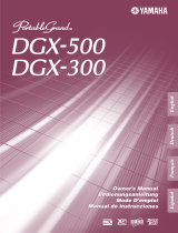 Yamaha Portable Grand DGX-500 Manual de usuario