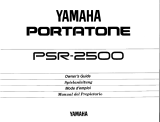 Yamaha PSR-2500 Manual de usuario