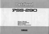 Yamaha PSS-290 Manual de usuario