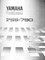 Yamaha PSS-790 Manual de usuario