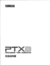 Yamaha PTX8 Manual de usuario