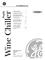 GE Profile Wine Chiller Manual de usuario