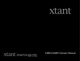 Xtant A3001/A6001 Manual de usuario