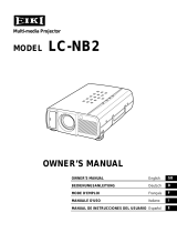 Eiki LC-NB2 Manual de usuario