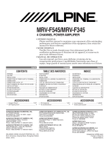Alpine MRV-F545 Manual de usuario
