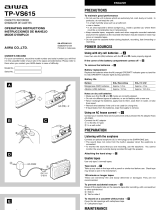 Aiwa TP-VS615 Instrucciones de operación