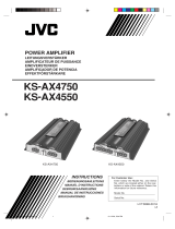 JVC AX4750 - Amplifier Manual de usuario