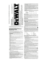 DeWalt DC500 Manual de usuario