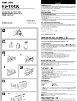 Aiwa HS-TX416 Instrucciones de operación