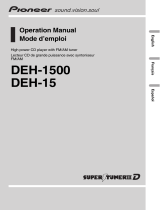 Pioneer DEH-1500 Manual de usuario