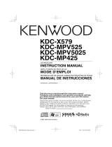 Kenwood KDC-X579 El manual del propietario