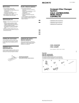 Sony CDX-454RF Guía de instalación