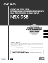 Aiwa NSX-DS8 Manual de usuario