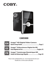 Coby CAM5000 - SNAPP Camcorder - 720p Guía de instalación