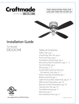 Craftmade DE52CH4 Guía de instalación