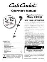 Cub Cadet CC4065 Manual de usuario