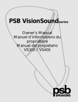 PSB Speakers VisionSound VS400 Manual de usuario