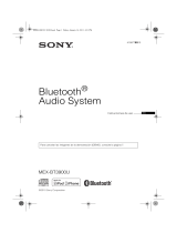 Sony MEX-BT3900U Manual de usuario