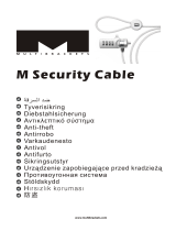 Multibrackets M Security Cable Manual de usuario