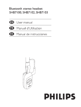 Philips SHB7100/7102/7103 Manual de usuario