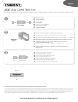 Eminent External USB 3.0 SD and Micro SD Card Reader Manual de usuario