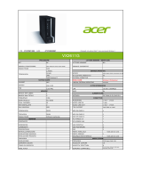 Acer 2611G Ficha de datos
