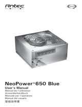 Antec NeoPower 650 Blue Manual de usuario