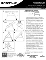 Closet Maid Freestanding Bike Rack 3552 Manual de usuario