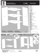 Closet Maid Stackable 3 Shelf Corner Organizer SRNR Manual de usuario