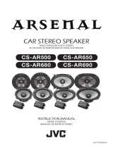 JVC ARSENAL CS-AR500 Manual de usuario