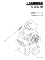 Kärcher G 2500 HT Manual de usuario