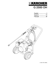 Kärcher G 2500 OH Manual de usuario