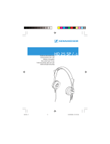 Sennheiser HD 25 SP Manual de usuario