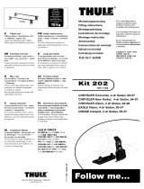 Thule Kit 202 Manual de usuario