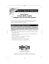 Tripp Lite SmartOnline Intelligent True On-Line UPS System Manual de usuario