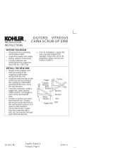 Kohler K-12787-0 Guía de instalación