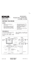Kohler K-2267-G9 Guía de instalación