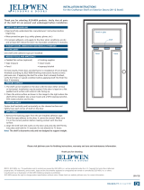 JELD-WEN THDJW183300001 Instrucciones de operación