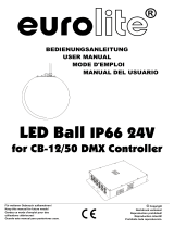 EuroLite LED Ball for CB-12 DMX Controller Manual de usuario