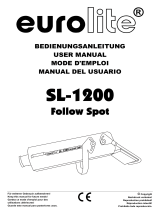 EuroLite SL-1200 LD Follow Spot Manual de usuario