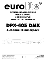 EuroLite DPX-405 DMX Manual de usuario