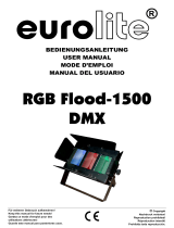 EuroLite RGB Flood-1500 DMX Manual de usuario