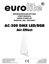 EuroLite AC-300 DMX LED/RGB Air-Effect Manual de usuario