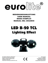 EuroLite LED B-20 TCL Manual de usuario