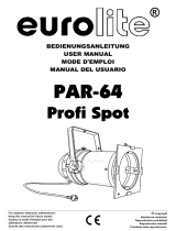 EuroLite PAR-64 Profi Spot Manual de usuario